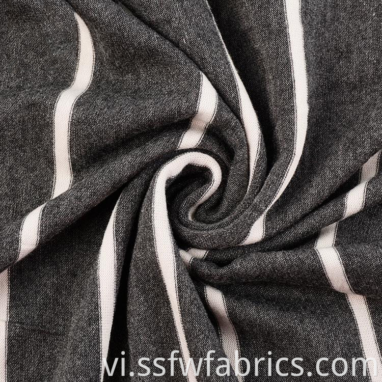 Beautiful Elegant Black White Stripe Fabric